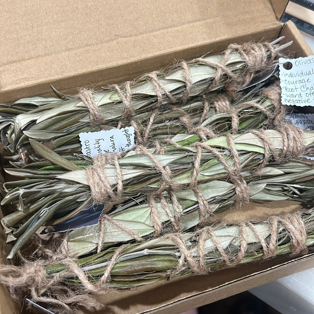 3pc Olivastro (olive) Smudge Stick Bundle